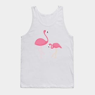 Mother and Baby Flamingo Tank Top
